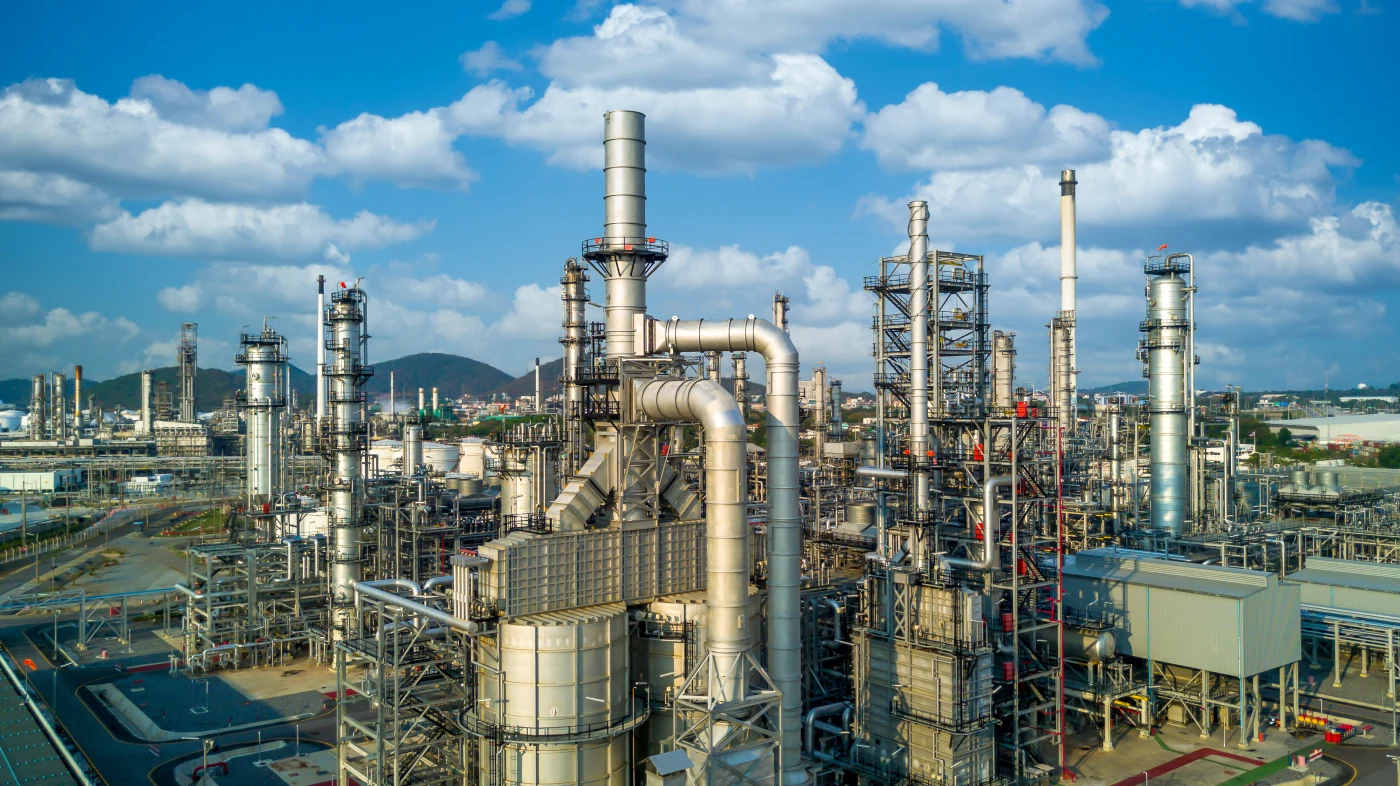 petrochemical plant
